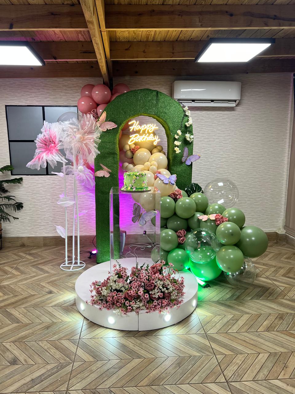 Montaje de cumpleaños TGJ Eventos